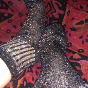 Glittery Free People Socks